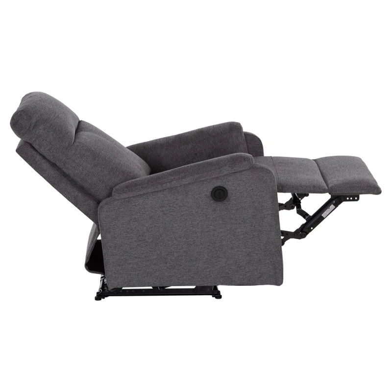 ΠΟΛΥΘΡΟΝΑ RELAX ΜΕ ΗΛΕΚΤΡΙΚΗ ΑΝΑΚΛΙΣΗ SYNTHIA HM3309.03 ΓΚΡΙ ΥΦΑΣΜΑ 75x86x100Yεκ