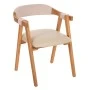 ΠΟΛΥΘΡΟΝΑ RIMINI HM9867.07 ΞΥΛΟ TEAK ΦΥΣΙΚΟ-ΜΠΕΖ ΣΧΟΙΝΙ & PU ΚΑΘΙΣΜΑ 60x61x75,5Υεκ.