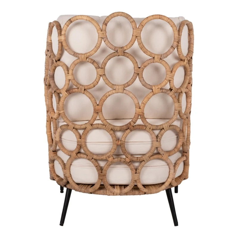 ΠΟΛΥΘΡΟΝΑ HM9341 ΑΠΟ RATTAN-ΜΕΤΑΛΛΟ ΦΥΣΙΚΟ ΧΡΩΜΑ 65x69x86 εκ.