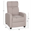 ΠΟΛΥΘΡΟΝΑ ΣΑΛΟΝΙΟΥ RELAX DROSEN HM3299.03 ΜΠΕΖ ΥΦΑΣΜΑ 68x80x93Υεκ