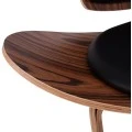 ΠΟΛΥΘΡΟΝΑ SUPERIOR PLUS HM1128.01 ΚΑΡΥΔΙ ΜΕ ΜΑΥΡΟ ΜΑΞΙΛΑΡΙ PU 89x83x76Yεκ.