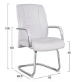 ΚΑΡΕΚΛΑ QUERIDA HM1107.02 ΣΕ ΧΡΩΜΑ ΛΕΥΚΟ 58x72x98cm