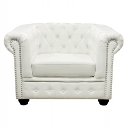ΠΟΛΥΘΡΟΝΑ T.CHESTERFIELD POLINA HM3011.02 PU ΛΕΥΚΟ ΜΑΤ 110x90x73Y εκ. ΠΟΛΥΘΡΟΝΑ T.CHESTERFIELD POLINA HM3011.02 PU ΛΕΥΚΟ ΜΑΤ 110x90x73Y εκ.