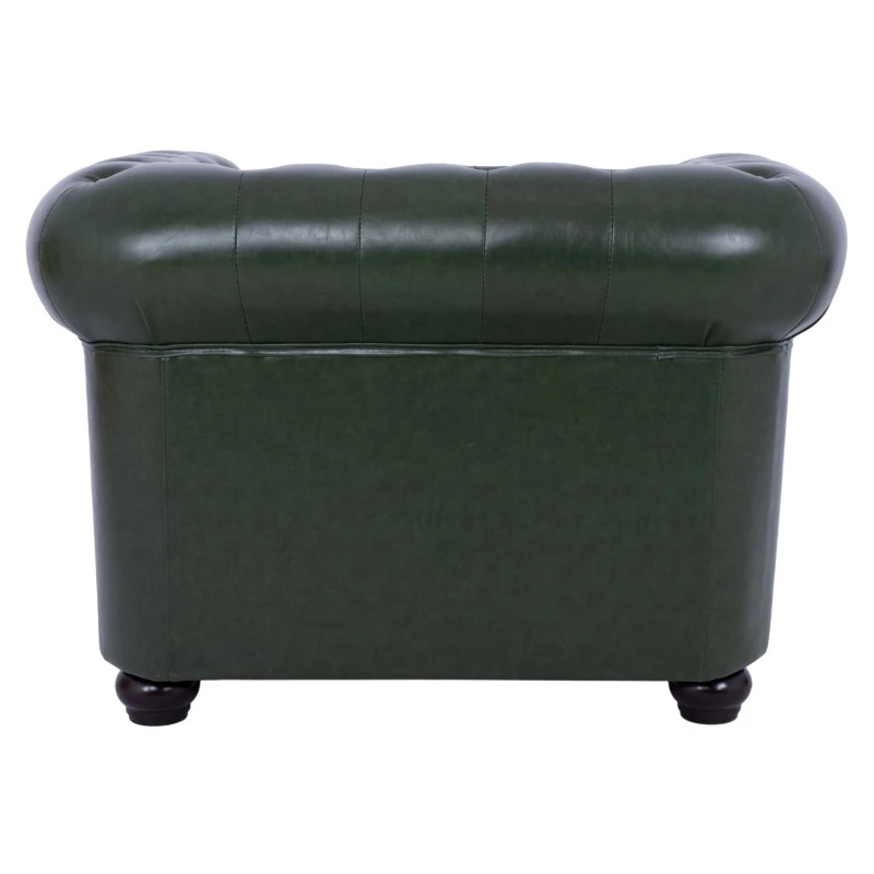 ΠΟΛΥΘΡΟΝΑ T.CHESTERFIELD HM3011.08 ΤΕΧΝΟΔΕΡΜΑ ΚΥΠΑΡΙΣΣΙ 106x87x70 εκ.