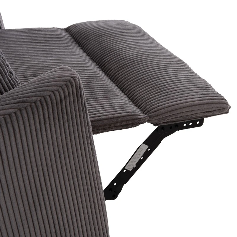 ΠΟΛΥΘΡΟΝΑ ΘΗΛΑΣΜΟΥ/RELAX VELMORA HM3300.01 ΓΚΡΙ ΚΟΤΛΕ ΥΦΑΣΜΑ 100x90x100Υεκ