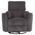 ΠΟΛΥΘΡΟΝΑ ΘΗΛΑΣΜΟΥ/RELAX VELMORA HM3300.01 ΓΚΡΙ ΚΟΤΛΕ ΥΦΑΣΜΑ 100x90x100Υεκ
