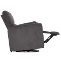 ΠΟΛΥΘΡΟΝΑ ΘΗΛΑΣΜΟΥ/RELAX VELMORA HM3300.01 ΓΚΡΙ ΚΟΤΛΕ ΥΦΑΣΜΑ 100x90x100Υεκ