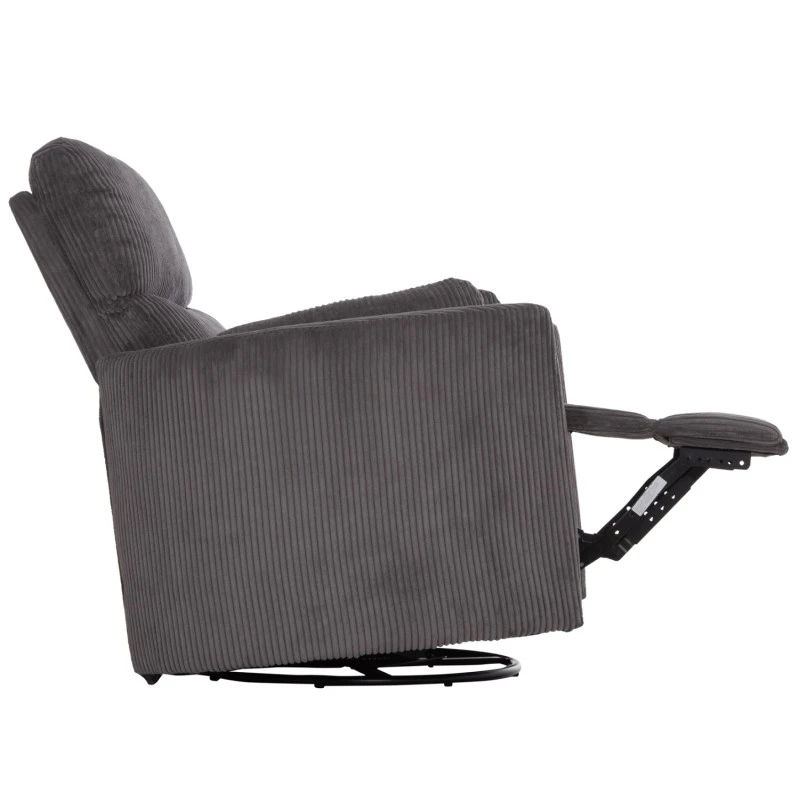 ΠΟΛΥΘΡΟΝΑ ΘΗΛΑΣΜΟΥ/RELAX VELMORA HM3300.01 ΓΚΡΙ ΚΟΤΛΕ ΥΦΑΣΜΑ 100x90x100Υεκ