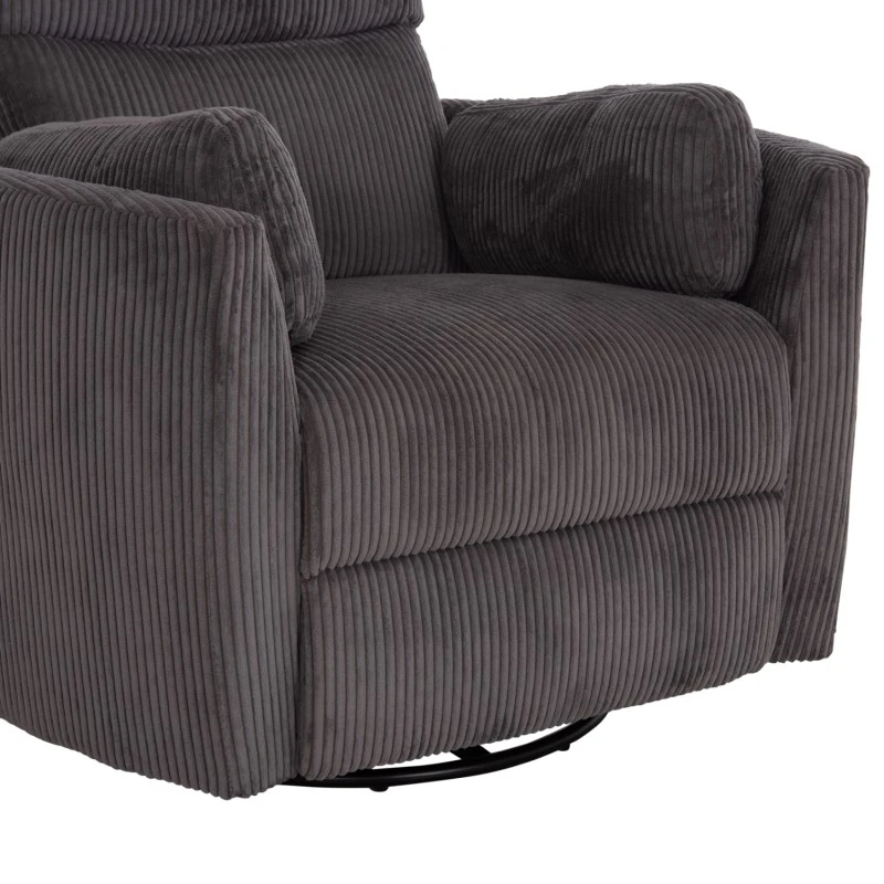 ΠΟΛΥΘΡΟΝΑ ΘΗΛΑΣΜΟΥ/RELAX VELMORA HM3300.01 ΓΚΡΙ ΚΟΤΛΕ ΥΦΑΣΜΑ 100x90x100Υεκ