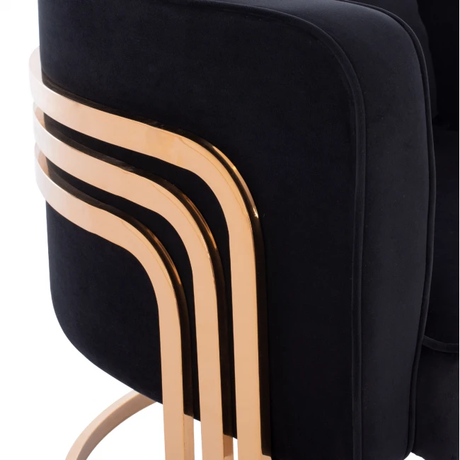 ΠΟΛΥΘΡΟΝΑ TIANA ΜΑΥΡH ΜΕ ΜΕΤΑΛΛΙΚΟ ΣΚΕΛΕΤΟ HM8738.04