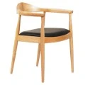 ΠΟΛΥΘΡΟΝΑ ΤΡΑΠΕΖΑΡΙΑΣ ADOR HM9948.01 RUBBERWOOD ΣΕ ΟΑΚ ΚΑΙ ΜΑΥΡΟ PU 62x54x76,5Υεκ