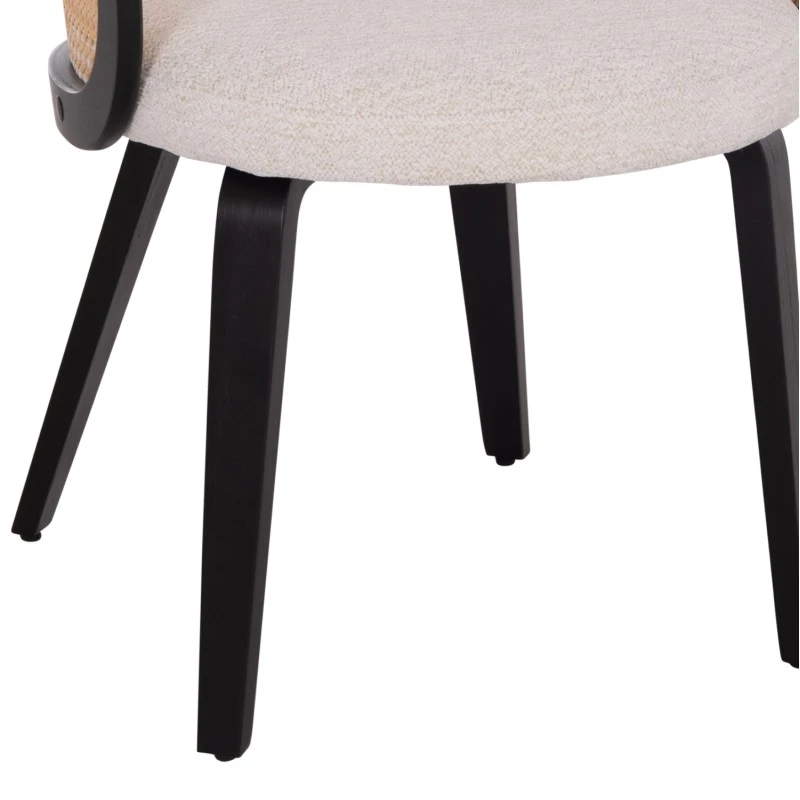 ΠΟΛΥΘΡΟΝΑ ΤΡΑΠΕΖΑΡΙΑΣ BECKER HM18246.02 PLYWOOD ΜΑΥΡΟ--ΕΚΡΟΥ ΥΦΑΣΜΑ 54x62x79Υεκ.