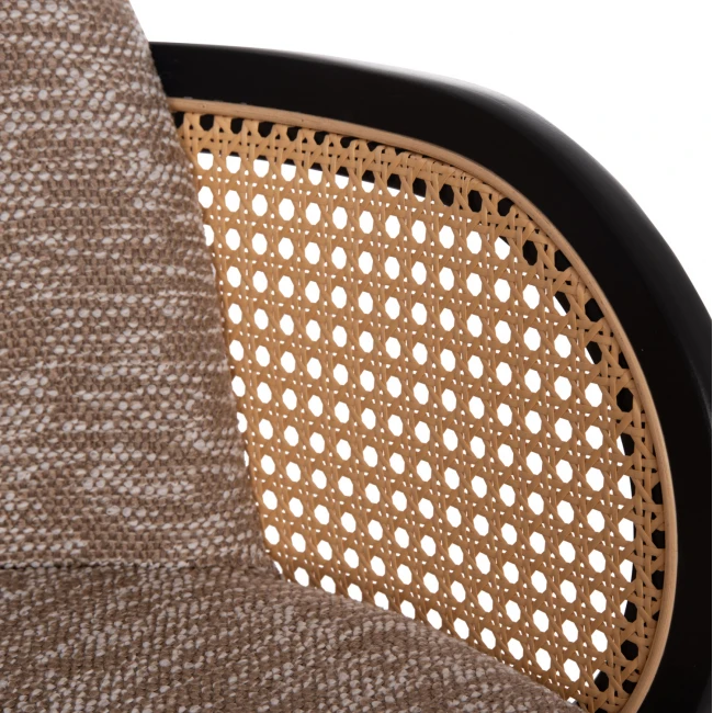 ΠΟΛΥΘΡΟΝΑ ΤΡΑΠΕΖΑΡΙΑΣ BECKER HM18246.03 PLYWOOD ΜΑΥΡΟ--ΚΑΦΕ ΥΦΑΣΜΑ 54x62x79Υεκ.