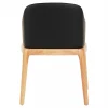 ΠΟΛΥΘΡΟΝΑ ΤΡΑΠΕΖΑΡΙΑΣ FURLAN HM9949.01 RUBBERWOOD ΣΕ ΟΑΚ-ΜΑΥΡΟ PU 54,5x58x78Υεκ.