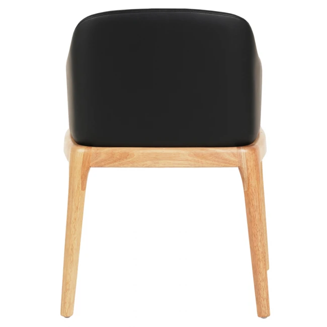 ΠΟΛΥΘΡΟΝΑ ΤΡΑΠΕΖΑΡΙΑΣ FURLAN HM9949.01 RUBBERWOOD ΣΕ ΟΑΚ-ΜΑΥΡΟ PU 54,5x58x78Υεκ.