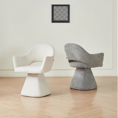 ΠΟΛΥΘΡΟΝΑ ΤΡΑΠΕΖΑΡΙΑΣ ΠΕΡΙΣΤΡΕΦΟΜΕΝΗ SIMA HM18360.02 ΕΚΡΟΥ ΥΦΑΣΜΑ 64x61x84,5Υεκ