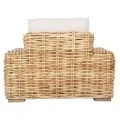 ΠΟΛΥΘΡΟΝΑ TROPEL HM9810 ΞΥΛΟ MANGO-RATTAN ΦΥΣΙΚΟ-ΛΕΥΚΑ ΜΑΞΙΛΑΡΙΑ 110x88x70-85Υεκ.