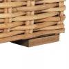 ΠΟΛΥΘΡΟΝΑ TROPEL HM9810 ΞΥΛΟ MANGO-RATTAN ΦΥΣΙΚΟ-ΛΕΥΚΑ ΜΑΞΙΛΑΡΙΑ 110x88x70-85Υεκ.