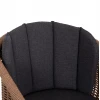 ΠΟΛΥΘΡΟΝΑ VICTUS HM6559.01 ΑΛΟΥΜΙΝΙΟ & OLEFIN ΓΚΡΙ-TWIST WICKER 60x62x76Yεκ
