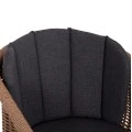 ΠΟΛΥΘΡΟΝΑ VICTUS HM6559.01 ΑΛΟΥΜΙΝΙΟ & OLEFIN ΓΚΡΙ-TWIST WICKER 60x62x76Yεκ
