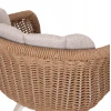 ΠΟΛΥΘΡΟΝΑ VICTUS HM6559.02 ΑΛΟΥΜΙΝΙΟ & OLEFIN ΜΠΕΖ-TWIST WICKER 60x62x76Yεκ