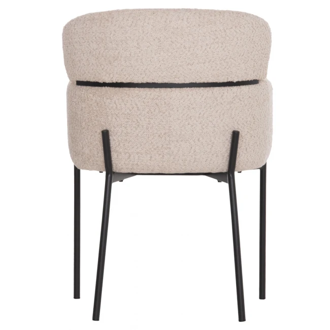 ΠΟΛΥΘΡΟΝΑ WOLF HM8583.02 ΕΚΡΟΥ ΥΦΑΣΜΑ ΜΠΟΥΚΛΕ ΜΕ ΜΕΤΑΛΛΙΚΑ ΠΟΔΙΑ 58x58x80Yεκ.