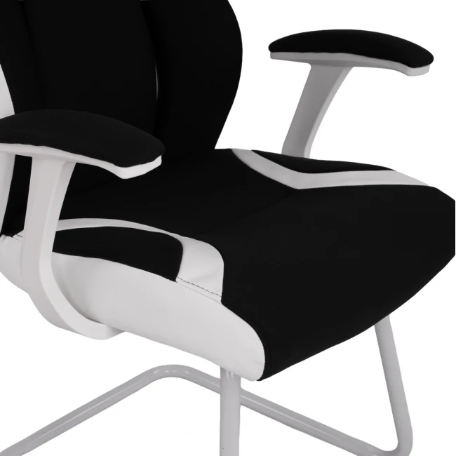 ΠΟΛΥΘΡΟΝΑ ZAHARA HM1102.02 ΣΕ ΧΡΩΜΑ ΜΑΥΡΟ ΜΕ ΑΣΠΡΟ 66,5x63x108cm