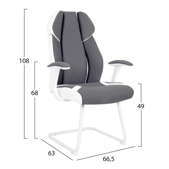 ΠΟΛΥΘΡΟΝΑ ZAHARA HM1102 ΣΕ ΓΚΡΙ ΧΡΩΜΑ 63x64x107cm