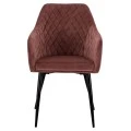 ΠΟΛΥΘΡΟΝΑΚΙ CHARLES HM8522.02 ΜΕ ΒΕΛΟΥΔΟ ΣΑΠΙΟ ΜΗΛΟ 52x60x89Υ εκ.