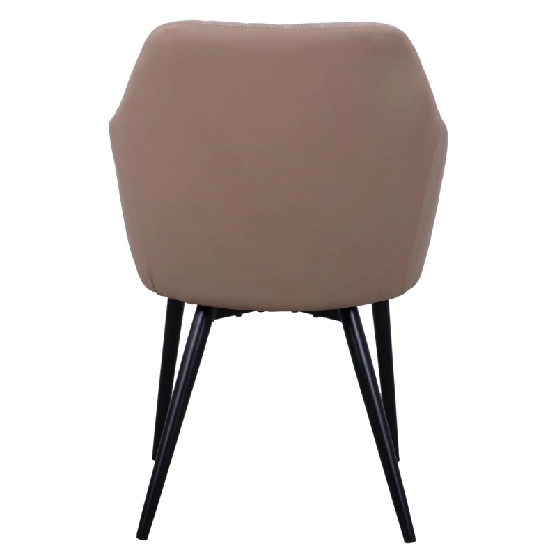 ΠΟΛΥΘΡΟΝΑΚΙ CHARLES HM8522.07 ΜΕ ΥΦΑΣΜΑ ΜΠΕΖ & PU ΜΠΕΖ 57x63x83Υ εκ.