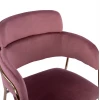 ΠΟΛΥΘΡΟΝΑΚΙ KELSO HM8521.02 ΒΕΛΟΥΔΟ ΣΑΠΙΟ ΜΗΛΟ & ΕΠΙΧΡΥΣΟ ΠΟΔΙ 52,5x52x80Υ εκ.