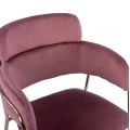 ΠΟΛΥΘΡΟΝΑΚΙ KELSO HM8521.02 ΒΕΛΟΥΔΟ ΣΑΠΙΟ ΜΗΛΟ & ΕΠΙΧΡΥΣΟ ΠΟΔΙ 52,5x52x80Υ εκ.