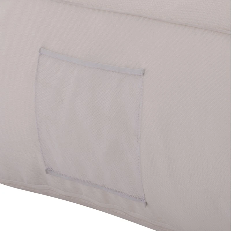 ΠΟΥΦ YAMIN 2ΑΤΟΜΩΝ ΜΕ TEXTILENE 600gr/m2 2X1 ΛΕΥΚΟ HM5773.11 140x140x40-60Υεκ.