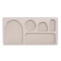 ΡΑΦΙ ΤΟΙΧΟΥ ΣΕΙΡΑ SANTORINI HM18063.01 MDF ΣΕ ΥΠΟΛΕΥΚΟ 120x18x60Υεκ.