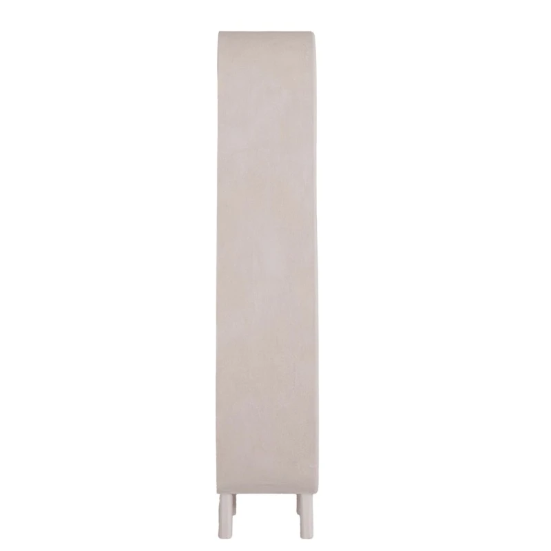 ΡΑΦΙΕΡΑ ΣΕΙΡΑ SANTORINI HM18067 MDF ΣΕ ΥΠΟΛΕΥΚΟ ΧΡΩΜΑ 80x38x196Υεκ.