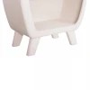 ΡΑΦΙΕΡΑ ΣΕΙΡΑ SANTORINI HM18067 MDF ΣΕ ΥΠΟΛΕΥΚΟ ΧΡΩΜΑ 80x38x196Υεκ.