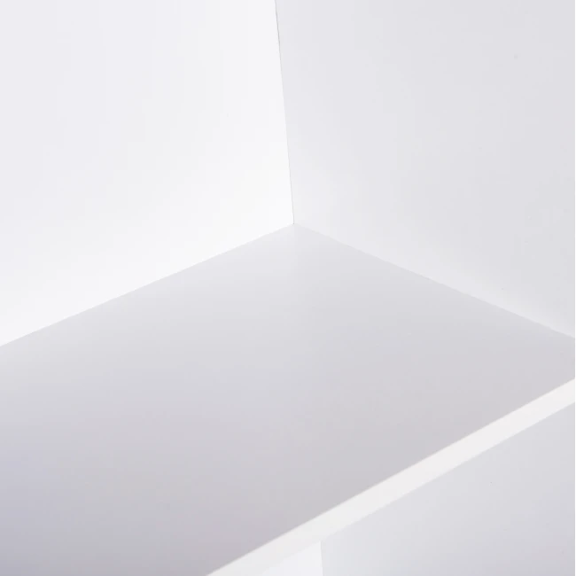 ΡΑΦΙΕΡΑ ΤΟΙΧΟΥ CUBICON HM9941.01 ΛΕΥΚΗ ΜΕΛΑΜΙΝΗ 38,5x23,5x80Υεκ.