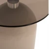 ΣΕΤ 2 ΤΡΑΠΕΖΙΑ ΣΑΛΟΝΙΟΥ BELLINS HM18314.04 ΜΠΕΖ ΜΕΤΑΛ.ΒΑΣΕΙΣ--ΓΥΑΛΙ Φ50εκ & Φ40εκ