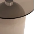 ΣΕΤ 2 ΤΡΑΠΕΖΙΑ ΣΑΛΟΝΙΟΥ BELLINS HM18314.04 ΜΠΕΖ ΜΕΤΑΛ.ΒΑΣΕΙΣ--ΓΥΑΛΙ Φ50εκ & Φ40εκ