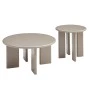 ΣΕΤ 2 ΤΡΑΠΕΖΙΑ ΣΑΛΟΝΙΟΥ FLIX HM18452.05 MDF ΣΕ GLOSSY TAUPE Φ80 & Φ50εκ