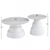 ΣΕΤ 2 ΤΡΑΠΕΖΙΑ ΣΑΛΟΝΙΟΥ LIDOX HM18306.01 SINTERED STONE TOPS KAI ΒΑΣΕΙΣ--ΛΕΥΚΑ Φ50 & Φ70