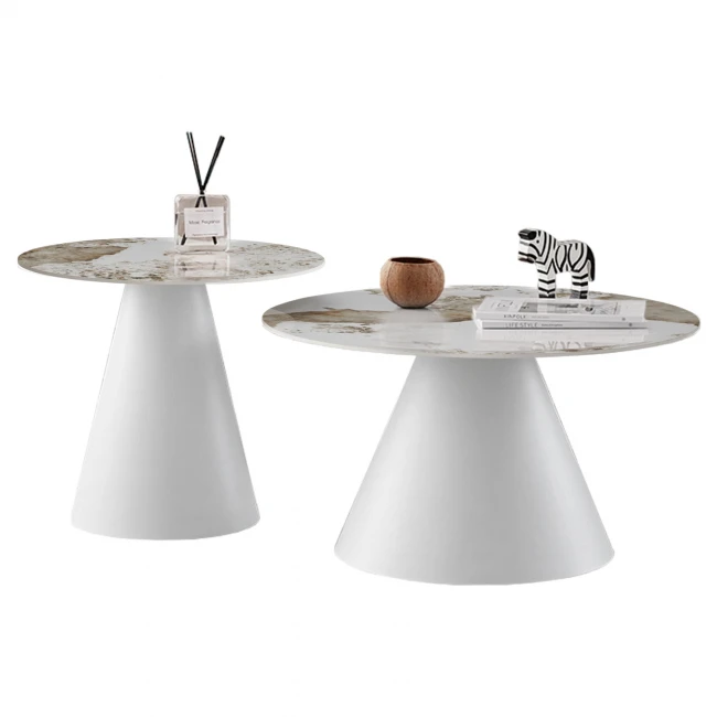 ΤΡΑΠΕΖΙΑ ΣΑΛΟΝΙΟΥ RIDGE(X) HM18307.01 SINTERED STONE TOPS--ΒΑΣΕΙΣ ΛΕΥΚΕΣ Φ50 & Φ70