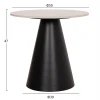 ΤΡΑΠΕΖΙΑ ΣΑΛΟΝΙΟΥ RIDGE(X) HM18307.02 SINTERED STONE TOPS--ΒΑΣΕΙΣ ΜΑΥΡΕΣ Φ50 & Φ70