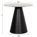 ΣΕΤ 2 ΤΡΑΠΕΖΙΑ ΣΑΛΟΝΙΟΥ RIDGE(X) HM18307.02 SINTERED STONE TOPS--ΒΑΣΕΙΣ ΜΑΥΡΕΣ Φ50 & Φ70