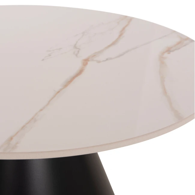ΤΡΑΠΕΖΙΑ ΣΑΛΟΝΙΟΥ RIDGE(X) HM18307.02 SINTERED STONE TOPS--ΒΑΣΕΙΣ ΜΑΥΡΕΣ Φ50 & Φ70