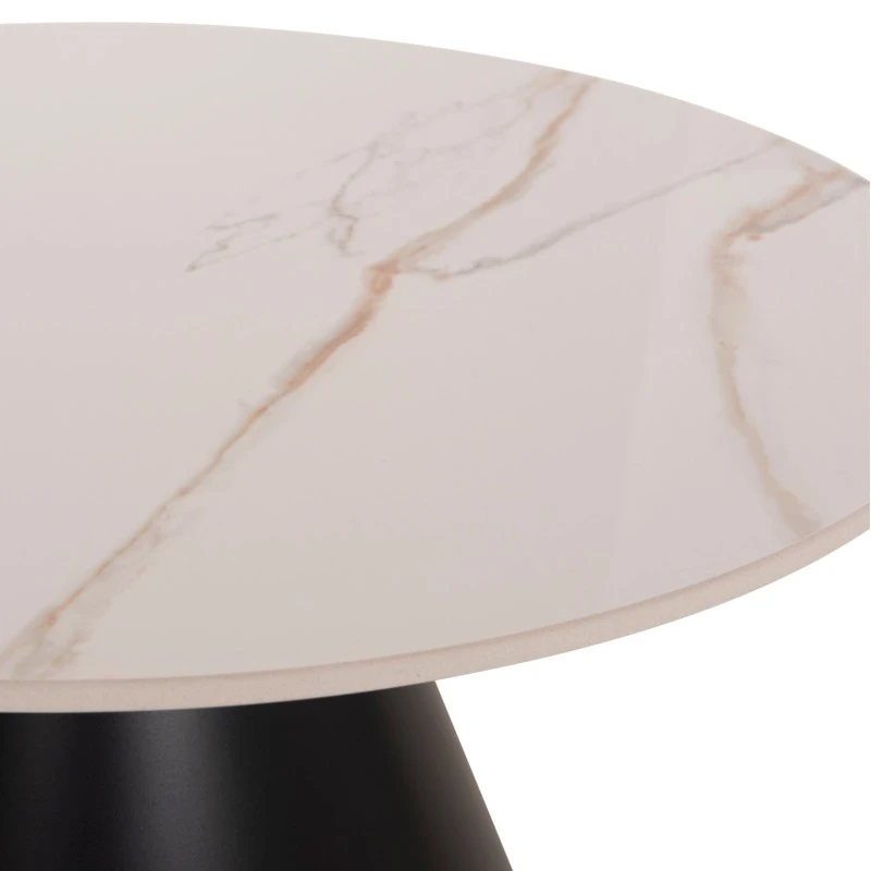 ΣΕΤ 2 ΤΡΑΠΕΖΙΑ ΣΑΛΟΝΙΟΥ RIDGE(X) HM18307.02 SINTERED STONE TOPS--ΒΑΣΕΙΣ ΜΑΥΡΕΣ Φ50 & Φ70