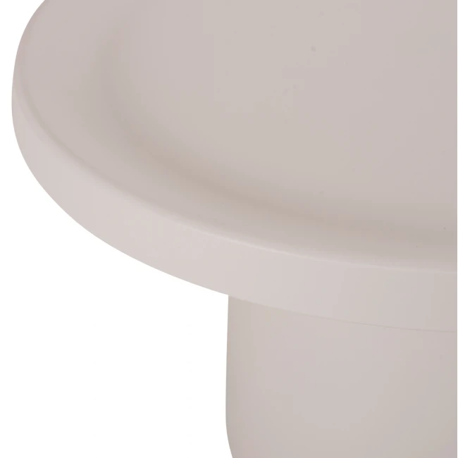 ΣΕΤ 2 ΤΡΑΠΕΖΙΑ ΣΑΛΟΝΙΟΥ RINKON2 HM18304.01 ΜΕΤΑΛΛΟ ΣΕ ΛΕΥΚΟ Φ49εκ & Φ69εκ