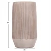 ΣΕΤ 2ΤΜΧ ΓΛΑΣΤΡΕΣ ΚΥΛΙΝΔΡΟΙ ΣΕΙΡΑ GARDENER HM4727 FIBERCLAY-ΧΡΩΜΑ CEMENT Φ35x64Υεκ