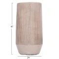 ΣΕΤ 2ΤΜΧ ΓΛΑΣΤΡΕΣ ΚΥΛΙΝΔΡΟΙ ΣΕΙΡΑ GARDENER HM4727 FIBERCLAY-ΧΡΩΜΑ CEMENT Φ35x64Υεκ