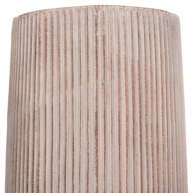 ΣΕΤ 2ΤΜΧ ΓΛΑΣΤΡΕΣ ΚΥΛΙΝΔΡΟΙ ΣΕΙΡΑ GARDENER HM4727 FIBERCLAY-ΧΡΩΜΑ CEMENT Φ35x64Υεκ